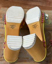 Load image into Gallery viewer, Betsey Johnson BECKKET YELLOW Flower Sandal
