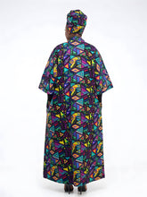 Load image into Gallery viewer, Colorful Geo African Long Kimono | Robe | Duster | One Size

