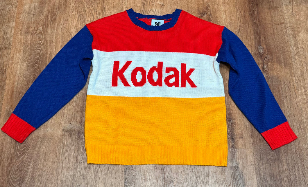 KODAK Colorblock Sweater Sz M