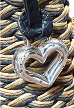 Load image into Gallery viewer, BRIGHTON Edna Woven Straw Wicker Natural Tan Brown Leather Handbag
