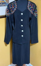 Load image into Gallery viewer, Donna Vinci Multi Rhinestone Suit Sz 18
