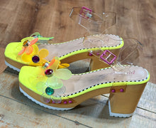 Load image into Gallery viewer, Betsey Johnson BECKKET YELLOW Flower Sandal
