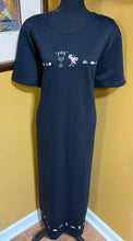 Load image into Gallery viewer, VTG Koret black 2-piece dress set Sz XL
