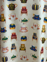 Load image into Gallery viewer, TALBOTS Fancy Ivory Teacup Blouse Sz M

