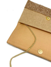 Load image into Gallery viewer, Girlboss Gold Beaded Clutch

