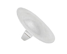 Load image into Gallery viewer, Ice Queen Power XL Fierce Tribal Matte Silver Industrial Round Ring

