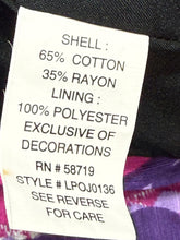 Load image into Gallery viewer, Vtg Choices Purple Paisley Artsy Light Jacket Sz 3X
