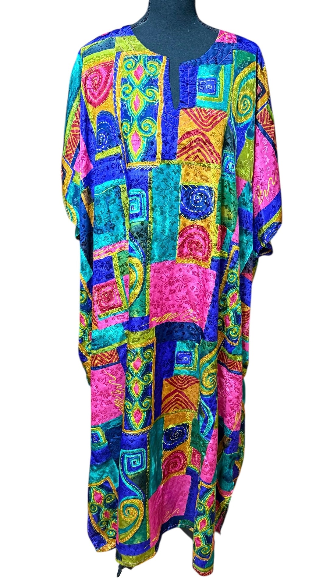 Vintage Jewel Tone Kaftan