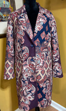 Load image into Gallery viewer, Chicos Paisley Coat Sz 3 XL
