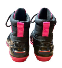 Load image into Gallery viewer, Tommy Hilfiger Twhilen Duck Boots Size 8 Black Pink
