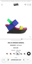 Load image into Gallery viewer, United Nude Delta Rainbow Wedge Sz 9
