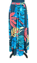 Load image into Gallery viewer, Rachel Zoe A-Line Maxi Tropical Floral Print Skirt Size M
