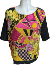 Load image into Gallery viewer, BALA BALA Floral Geo Top Sz M
