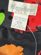 Load image into Gallery viewer, Maggie Barnes Vintage Floral Polka Sateen Top Sz 32W
