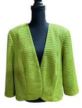 Load image into Gallery viewer, MAYA BROOKE Kiwi Bolero Blazer Sz 18W
