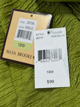 Load image into Gallery viewer, MAYA BROOKE Kiwi Bolero Blazer Sz 18W
