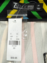 Load image into Gallery viewer, 7th Ave Design Studio NY &amp; Co Striped Shirts Sz 20
