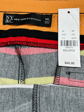 Load image into Gallery viewer, NY &amp; C Striped Shorts Sz XXL
