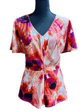 Load image into Gallery viewer, WORTHINGTON Floral Top Sz L
