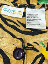 Load image into Gallery viewer, SIMPLY BASIC Zebra Floral Kaftan Dress OS
