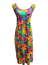 Load image into Gallery viewer, NINA LEONARD Tropical Floral Dress Sz 2X
