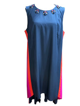 Load image into Gallery viewer, Vince Camuto Color Block Hi Lo Dress Sz 16W
