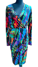 Load image into Gallery viewer, S-twelve Abstract Dress Fit Sz 10/12
