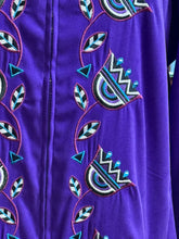 Load image into Gallery viewer, Bob Mackie Purple Embroidered Jacket Sz 2X
