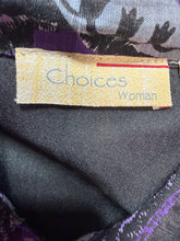 Load image into Gallery viewer, Vtg Choices Purple Paisley Artsy Light Jacket Sz 3X
