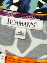 Load image into Gallery viewer, ROAMAN’S Floral Animal Print Dress Sz 1X
