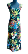 Load image into Gallery viewer, ATTITUDES Tropical Print Maxi Dress Sz XLP
