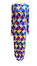 Load image into Gallery viewer, Tracee Ellis Ross Geo Printed Dress Fit Sz L
