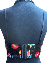 Load image into Gallery viewer, Forever 21 Floral Sequin Bralet Sz M
