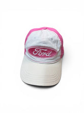 Load image into Gallery viewer, Ford Mustang Pink White Cap
