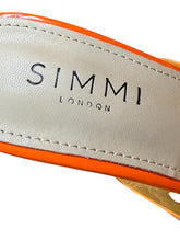 Load image into Gallery viewer, SIMMI London Orange Transparent Heels Sz 7
