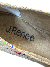 Load image into Gallery viewer, J Renee’ Cork Splash Flats Sz 8
