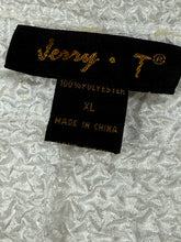 Load image into Gallery viewer, Jerry T Vintage White Crinkle Ruffle Dress Sz XL
