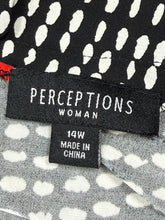 Load image into Gallery viewer, Perceptions Woman Color Block Dress Sz 14W
