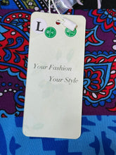 Load image into Gallery viewer, Mixed Patch Work Overalls Sz L
