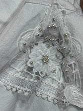 Load image into Gallery viewer, Cato Collected Denim White Pearls Detail Capris Sz 20W
