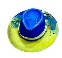 Load image into Gallery viewer, Cobalt Yellow Fedora 24”
