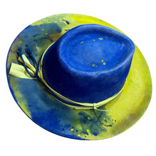 Load image into Gallery viewer, Cobalt Yellow Fedora 24”
