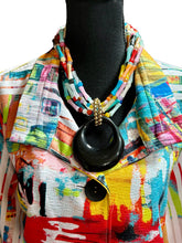 Load image into Gallery viewer, Ali Miles Abstract Blouse Sz 2X
