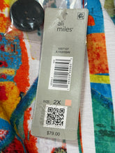 Load image into Gallery viewer, Ali Miles Abstract Blouse Sz 2X

