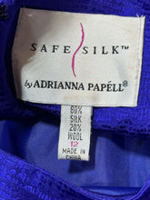 Load image into Gallery viewer, Adrianna Papell Silk Color Block Dress Sz 12
