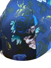 Load image into Gallery viewer, Cacique Navy Floral Full Coverage Bra Sz 46G
