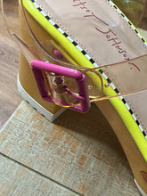 Load image into Gallery viewer, Betsey Johnson BECKKET YELLOW Flower Sandal
