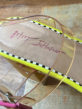 Load image into Gallery viewer, Betsey Johnson BECKKET YELLOW Flower Sandal
