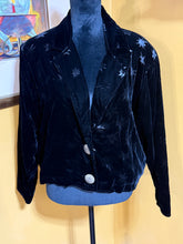 Load image into Gallery viewer, VTG Painted Pony Velvet Jacket Sz M
