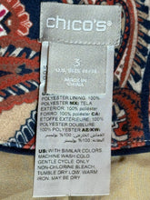 Load image into Gallery viewer, Chicos Paisley Coat Sz 3 XL
